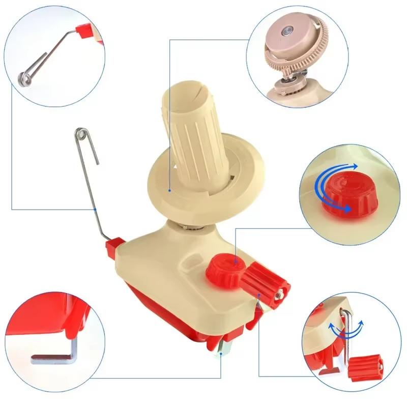 Household Hand Operated Wool Yarn Ball Winder Winding Twining Machine for DIY Sewing Making String Ball Hand Operated Yarn