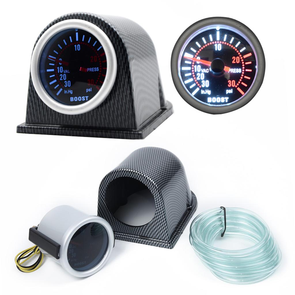 52Mm 30Psi bilinstrument trykkvakuumturbin turbo boosttrykkpeker