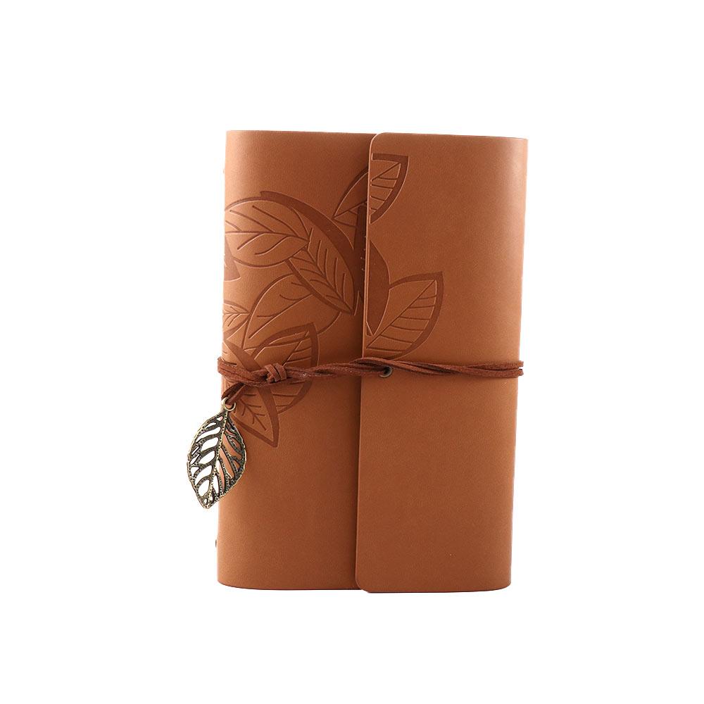 Literature Diary Journal Loose leaf Sketchbook Notepad Spiral Note Book Vintage Notebook PU Leather Paper Replaceable