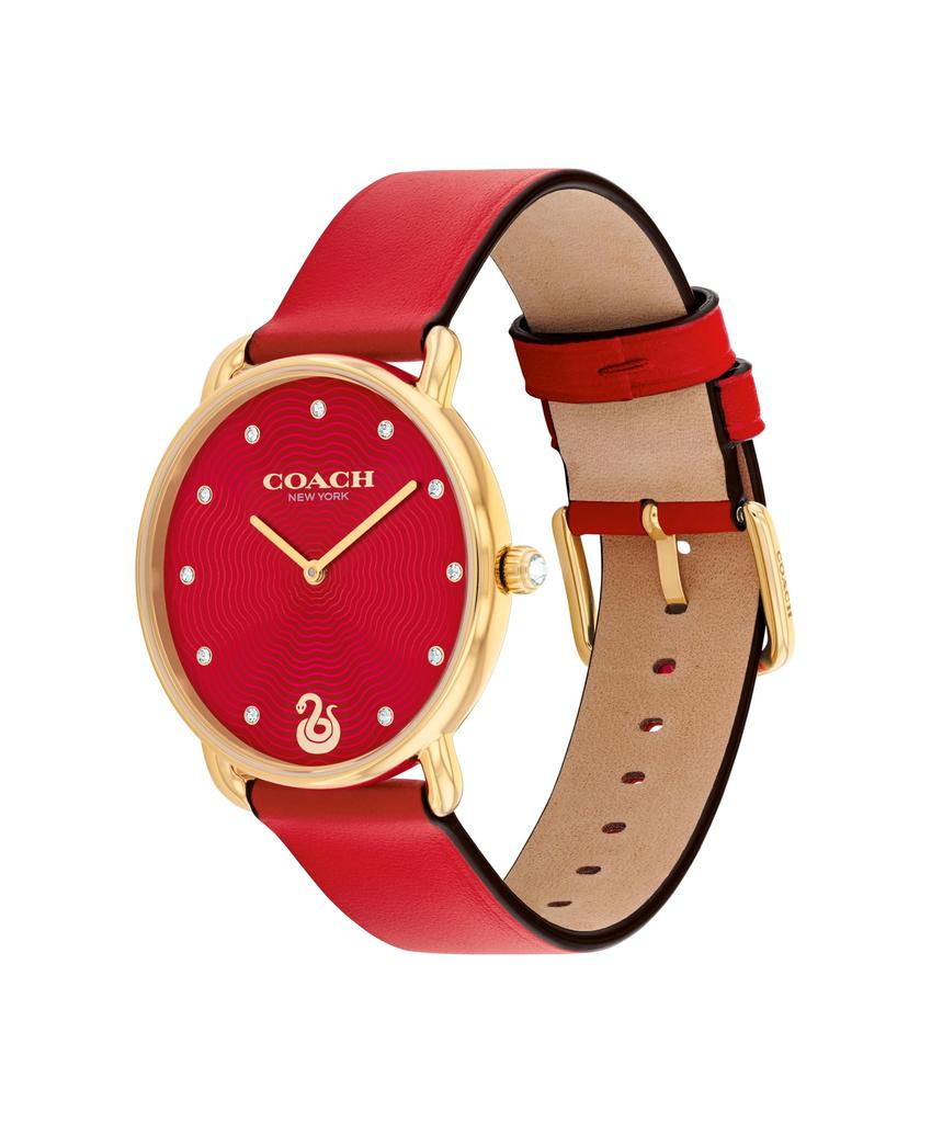 Coach ELLIOT Officially Imported Women's Watch, Red, 14504386,