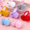 Assorted Bright Crafting Supplies - 35Pcs of Colorful Bunnies Ideal for Spring Celebration Basket Stuffers and Party Fav