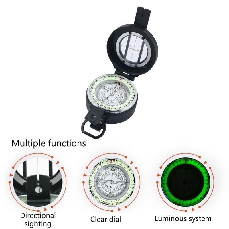 Vintage Compasses Navigation High Accuracy Compasses Flip Cover Pocket Watch Compasses for Outdoor Activities Easy Use