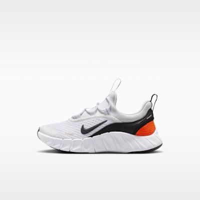 Nike Free Ride White Safety Orange Black (PS) 28