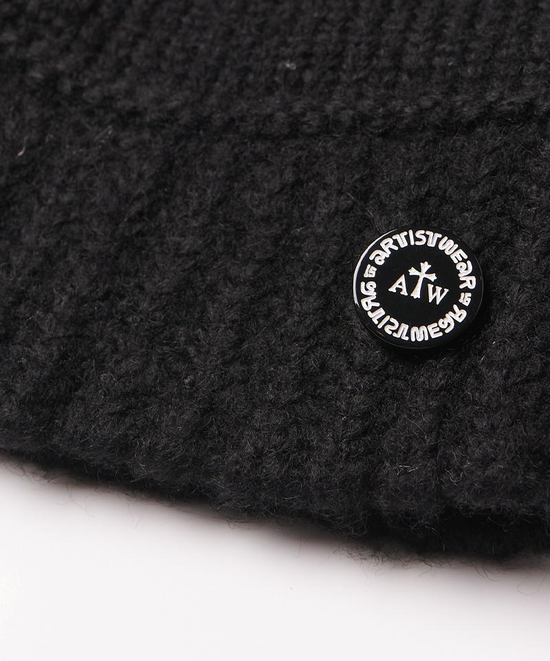 ARTISTWEAR [5Colors] One-Button Wool Knit Beanie