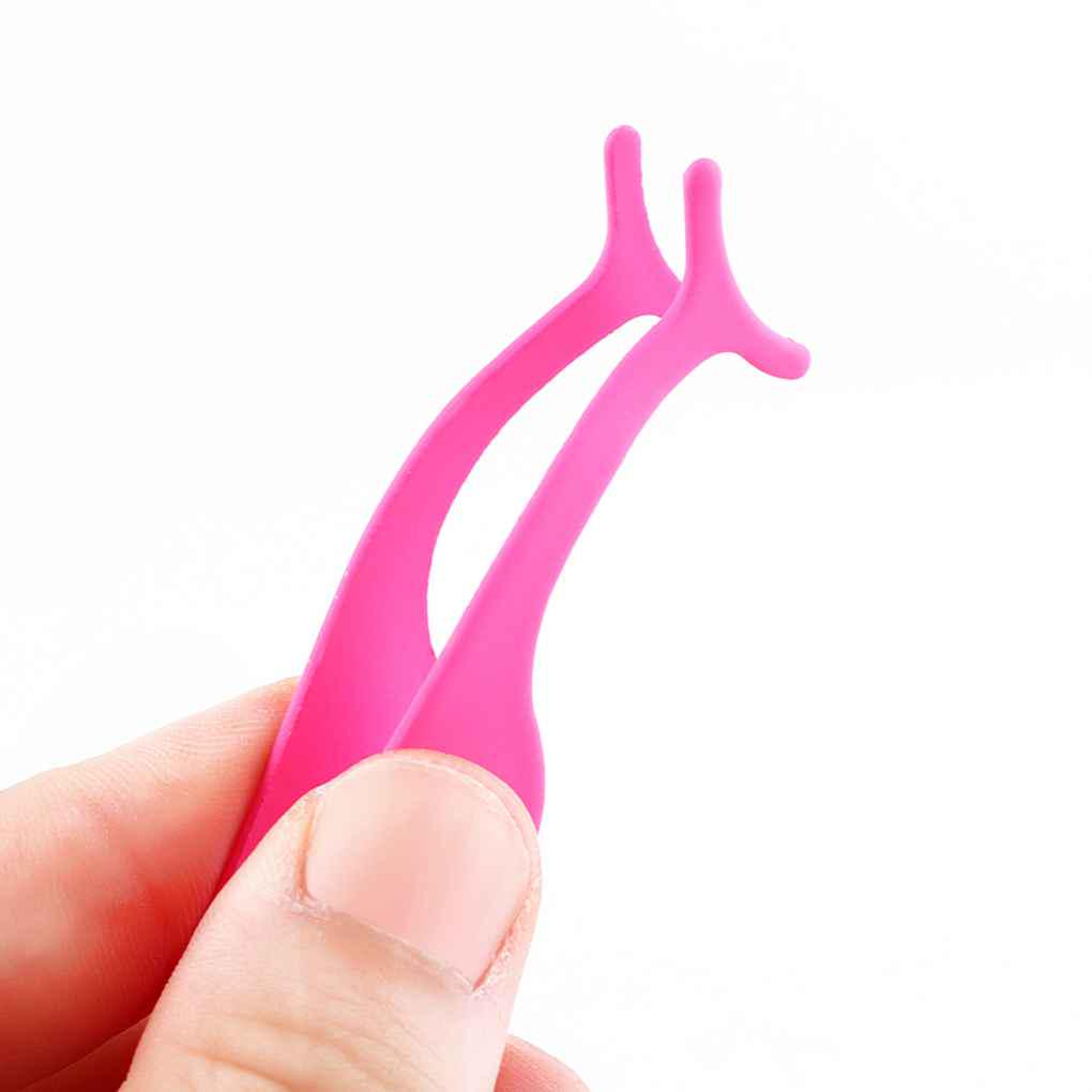 Multi-function False Eyelash Curler Tweezers Artificial Eyelashes Extension Applicator Tool