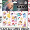 Princess Anime Keychains Stickers Stamps Cosplay Masks Photo Booth Props Gifts for Guests Kids Party Favors Baby Showers