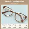 Cat Eye Presbyopia Glasses HD Anti Blue Light Reading Glasses for Women and Men Metal Frame Eyeglasses Unisex
