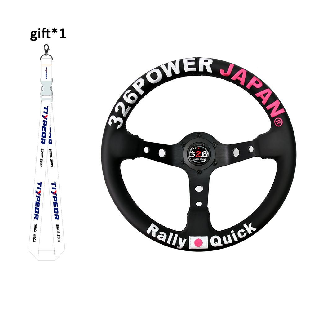 326 Quick Release Replacement Steering Customized Colorful Embroidered Wheel Modified Steering Wheel 001-GZFXP338-01