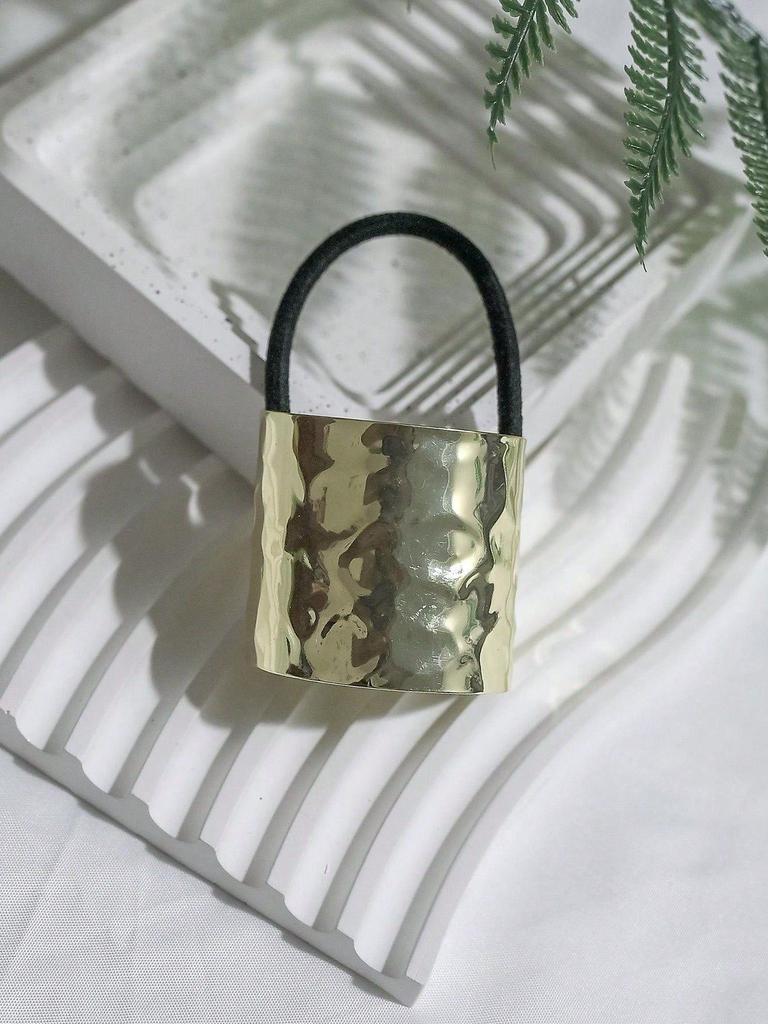 Metallic Braided Hair Ties: Fashionable Ponytail Bands