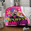 1pc Puffy AmiYumi Blanket Versatile for Couch, Office Bed