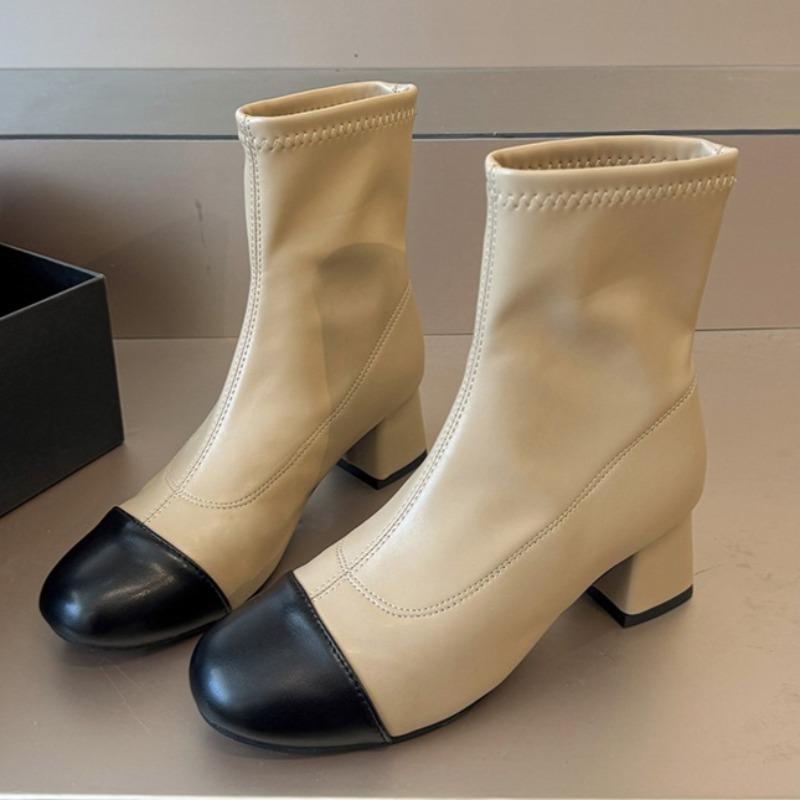 High Heels Women Ankle Boots 2025 Winter Shoes Designer Elegant Chunky Short Boots Dress Pumps Party Zapatillas Mujer