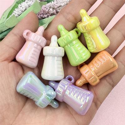10 Stück 20,8 x 33,7 mm, handgefertigtes Material für handgefertigte Babyflaschen, lose Perlen, Modeschmuck, Zubehör