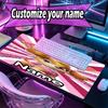 Özel İsim Kişiselleştirilmiş Anime Desenli Mouse Pad, Dizüstü Bilgisayar Masa Matı, Ev için Dekoratif Masa Matı Klavye Altlığı Hediye