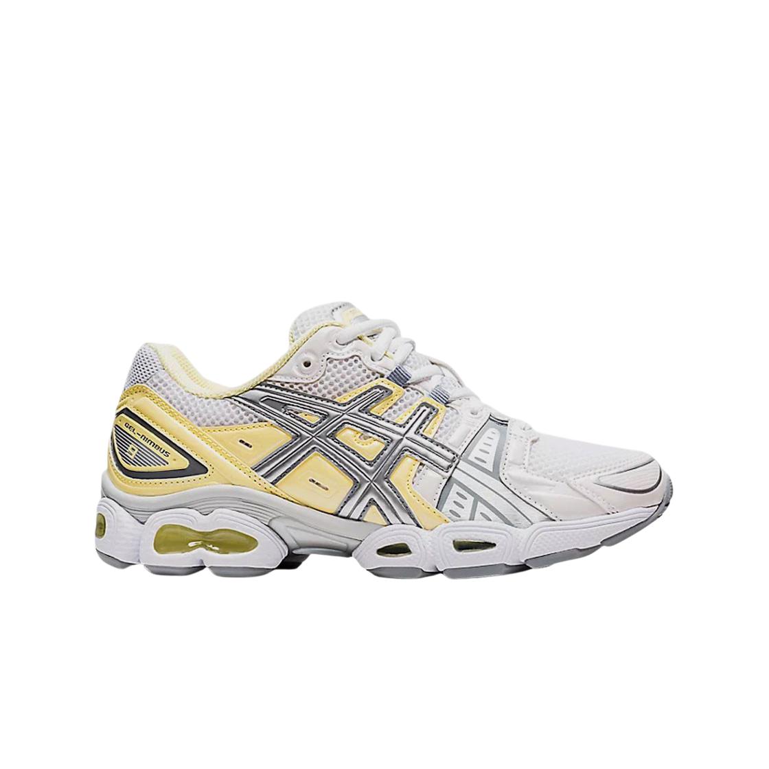 

(w) Asics Gel-nimbus 9 White Silver Yellow W235