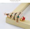 Women Christmas Tree Brooch Crystal Inlaid Breastpin Top Decoration Jewelry for Ladies