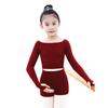 Children's Gray Winter Dance Sweater & Shawl - Stylish Exercise Jacket/Waistcoat for Girls