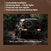 1/12 Full Scale RC Crawler 4-wheel Drive Off Road Remote Control Pickup Truck with Led Light Rechargeable Climbing Vehicle Hobby Toys for Boys Adult