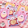 Creative Message Pads 4Pcs Cartoon Dog Shape Note Set Cute Self-Adhesive Memo Soft Adhesive Sheets for Students Office Removable Notepads Reminders