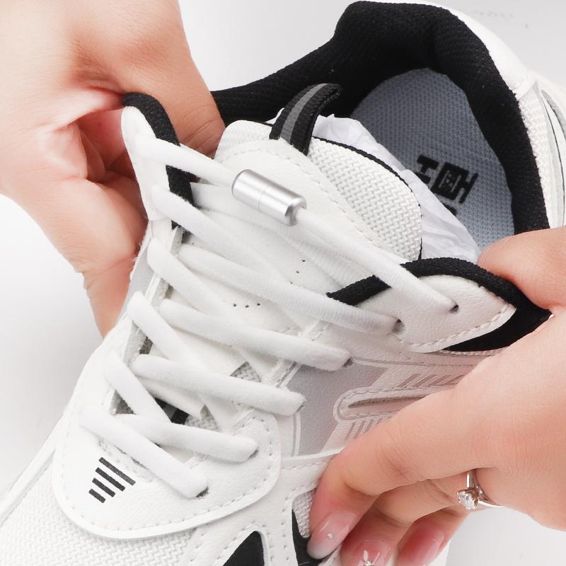 Elastic Shoelaces Without Tie for Sneakers Round Shoe Laces Children and Adults Lazy Shoes Lace Accessories Shoestring