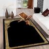 Islam Festival Portable Prayer Rug Muslim Kneeling Poly Mat Ramadan Kareem for Muslim Islam Waterproof Prayer Mat Carpet
