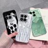 Leisure Flower Case For Xiaomi 15 Pro Clear Phone Bags Colourful Soft Back Cover For Xiaomi15 15Pro Silicone Anti Drop Housing