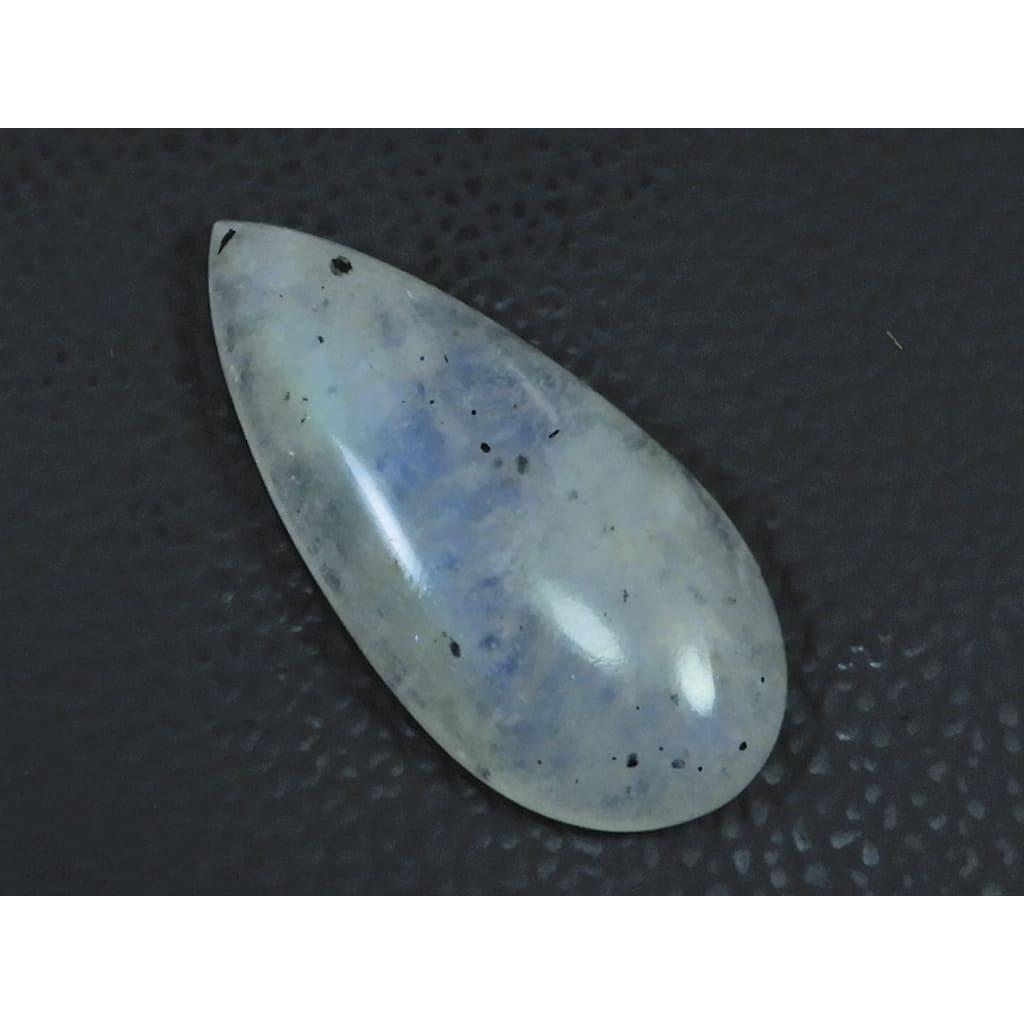 19X40X06MM Natural Rainbow Moonstone Pear Cabochon Loose Gemstone 40Cts. C-1622