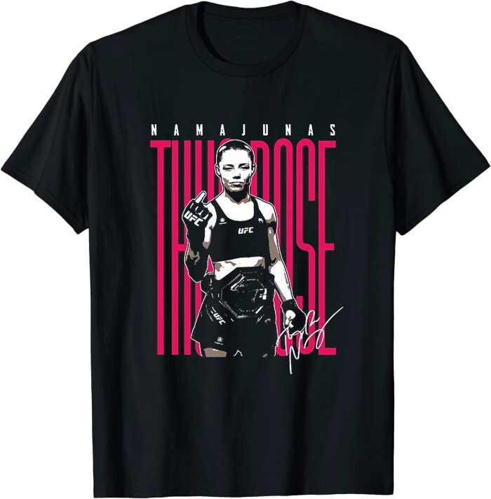 Thug Rose Namajunas Ufc Fighter Shh Wrestling Classic Tee T-Shirt L