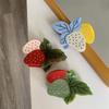 Sweet Strawberry Acetate Hair Clip Delicate Ponytail Shark Clip Fruit Acetate Claw Clip  Daily