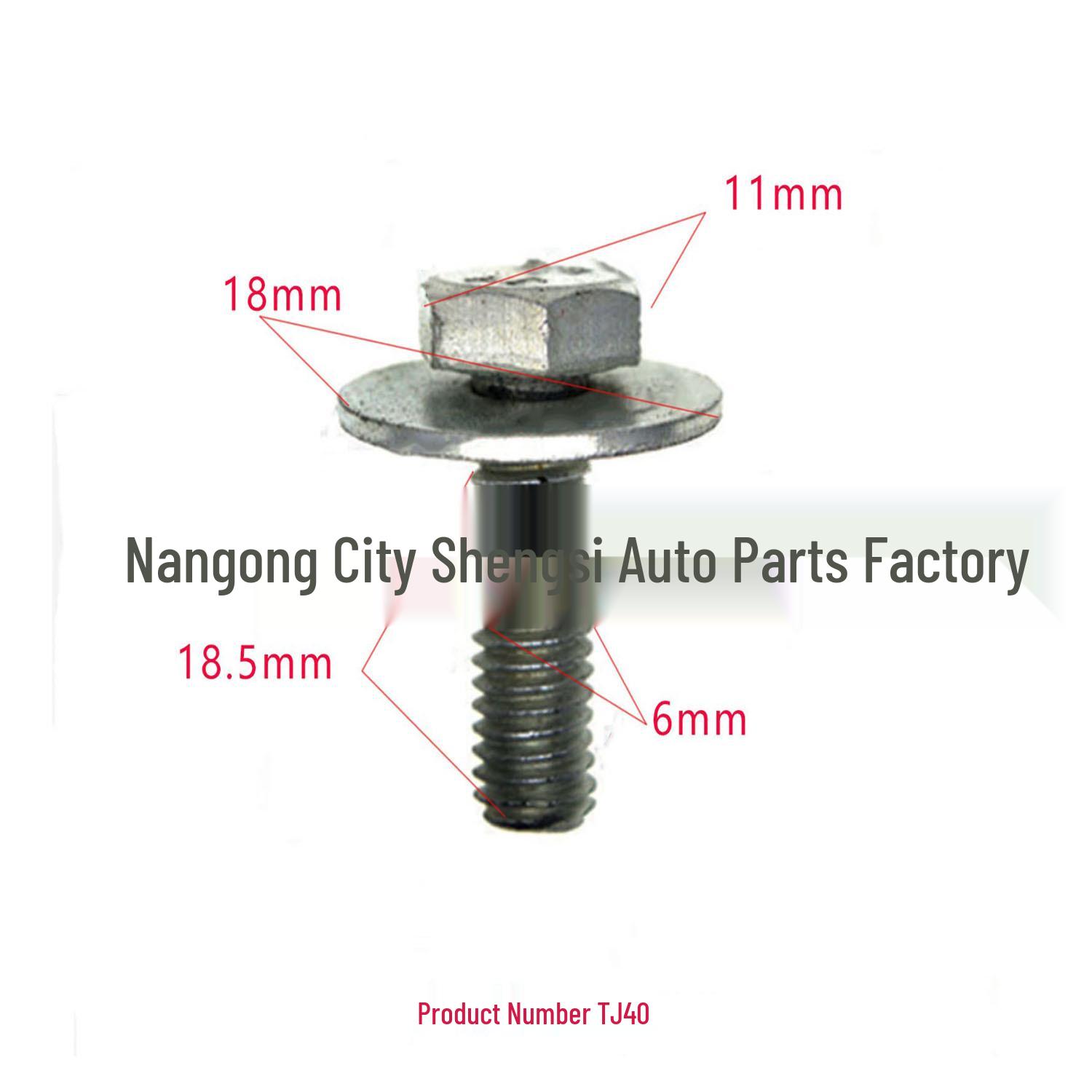 

Universal Car Fender Trim Panel Screw Clip Set 10000 Units