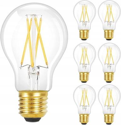 LED Bulb - NETTLIFE - A60 (Pack of 6) - E27 - 4W - 2700K (White Hot)