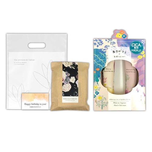 

(Styleneo) Hand Cream, a popular gift for women, affordable mini size (Forest Charm) with Flower A and a happy birthday message card