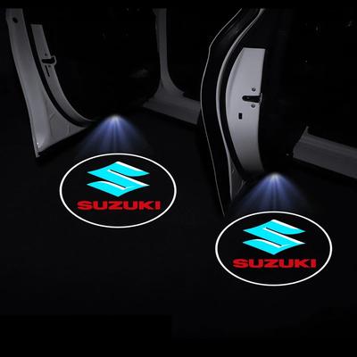 LED Car Door Welcome Lights Laser Projector Wireless Car HD Courtesy Lamp For Suzuki DZire IGNIS Alto Spacia Jimmy VITARA GW250