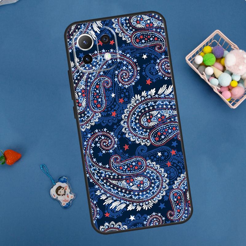 Bandana Seamless Pattern Case For Xiaomi 14 13 15 Ultra 11T 12T 13T 14T Pro POCO X7 Pro X3 X5 F5 F6 M6 X6 Pro Cover