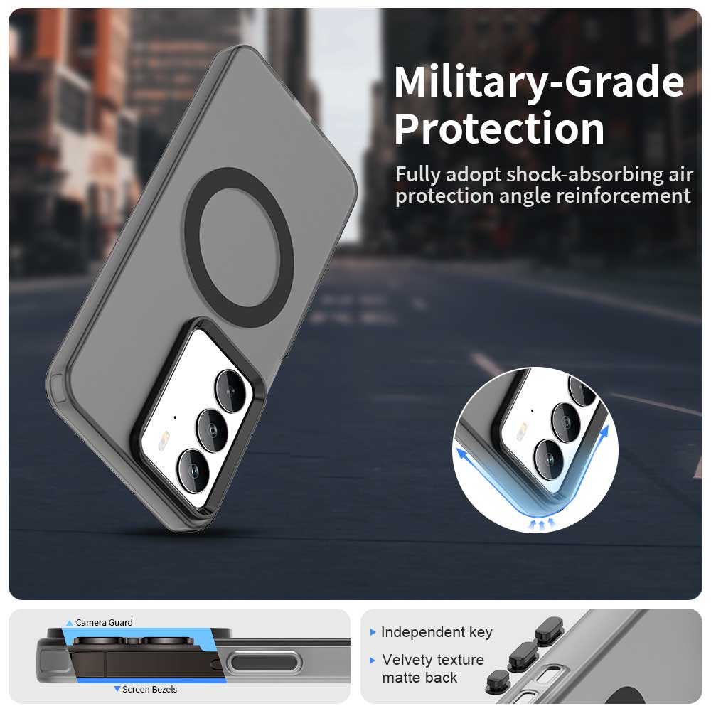 For Realme C75 4G Case Compatible with MagSafe Anti Drop Hybrid Phone Back Cover