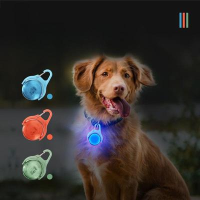 4 Modi Nacht-Clip-On-Hundehalsbandlicht, wasserdichtes, wiederaufladbares USB-Hundelicht mit großer Kapazität für Nachtspaziergänge, Klettern, Camping, Radfahren, Laufen