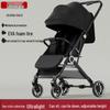 Two-way, Three-position Stroller: Sit or Lie, One-click Fold, Ultra-light, Portable Four-wheel Outdoor Baby Carriage.