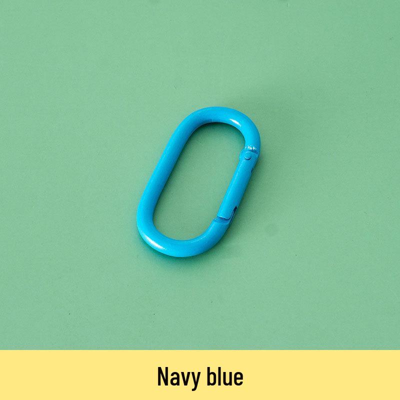 

Aluminum Alloy No. 5 Snap Hook Climbing Buckle with Track and Water Bottle Holder 1 Piece темно-синий