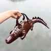 Kreative Krokodilform Handtasche Modische Hochwertige Leder Schultertasche Persönlichkeit Spezielle Form Damen Umhängetasche