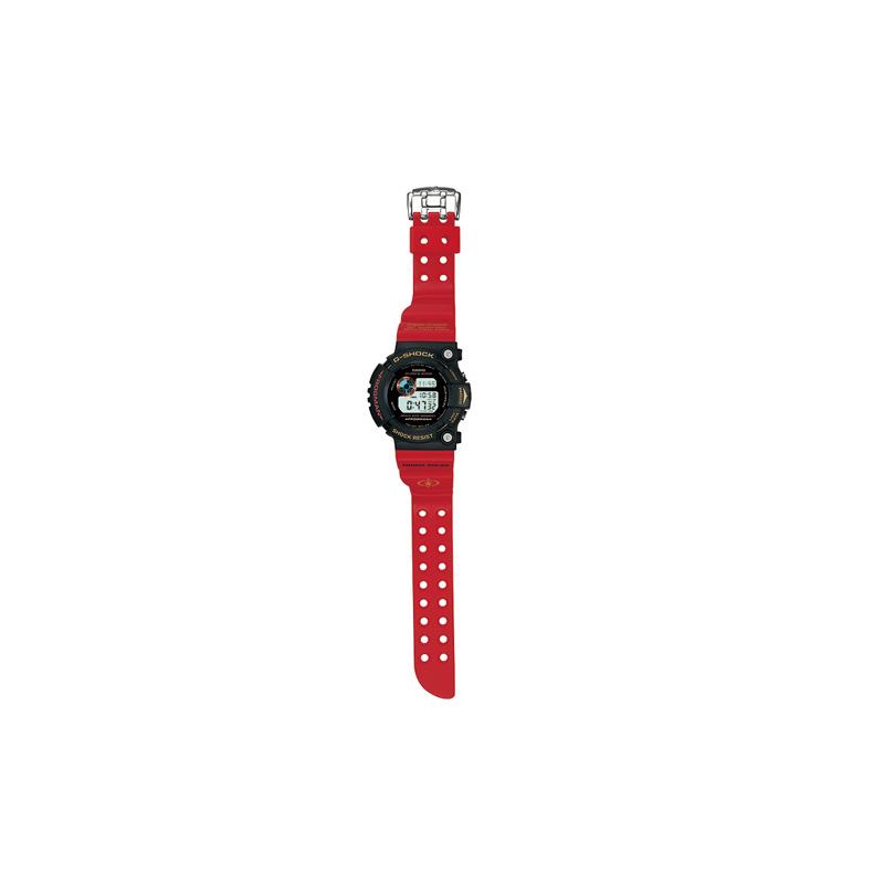 Casio CASIO G-SHOCK FROGMAN Serie 200 Meter wasserdicht Quarzwerk Harzarmband Japanische und Koreanische Uhr Herrenuhr Schwarzes Zifferblatt GW-200TC-4JR