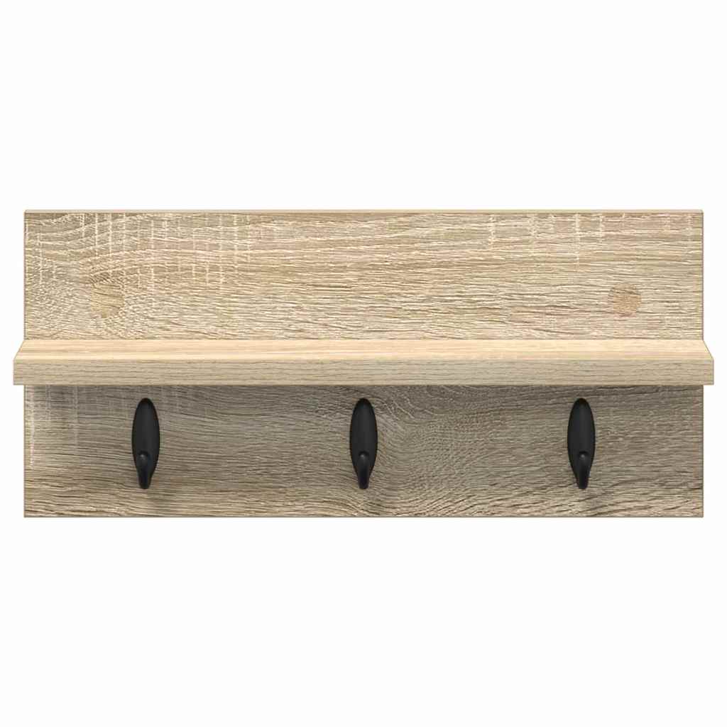 Wall Mounted Nightstand Wall Bracket Sonoma Oak