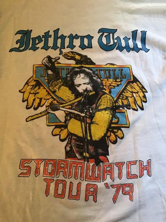 Jethro Tull 1979 Stormwatch White Men S-234XL T-shirt E259 Unisex T-Shirt XXL
