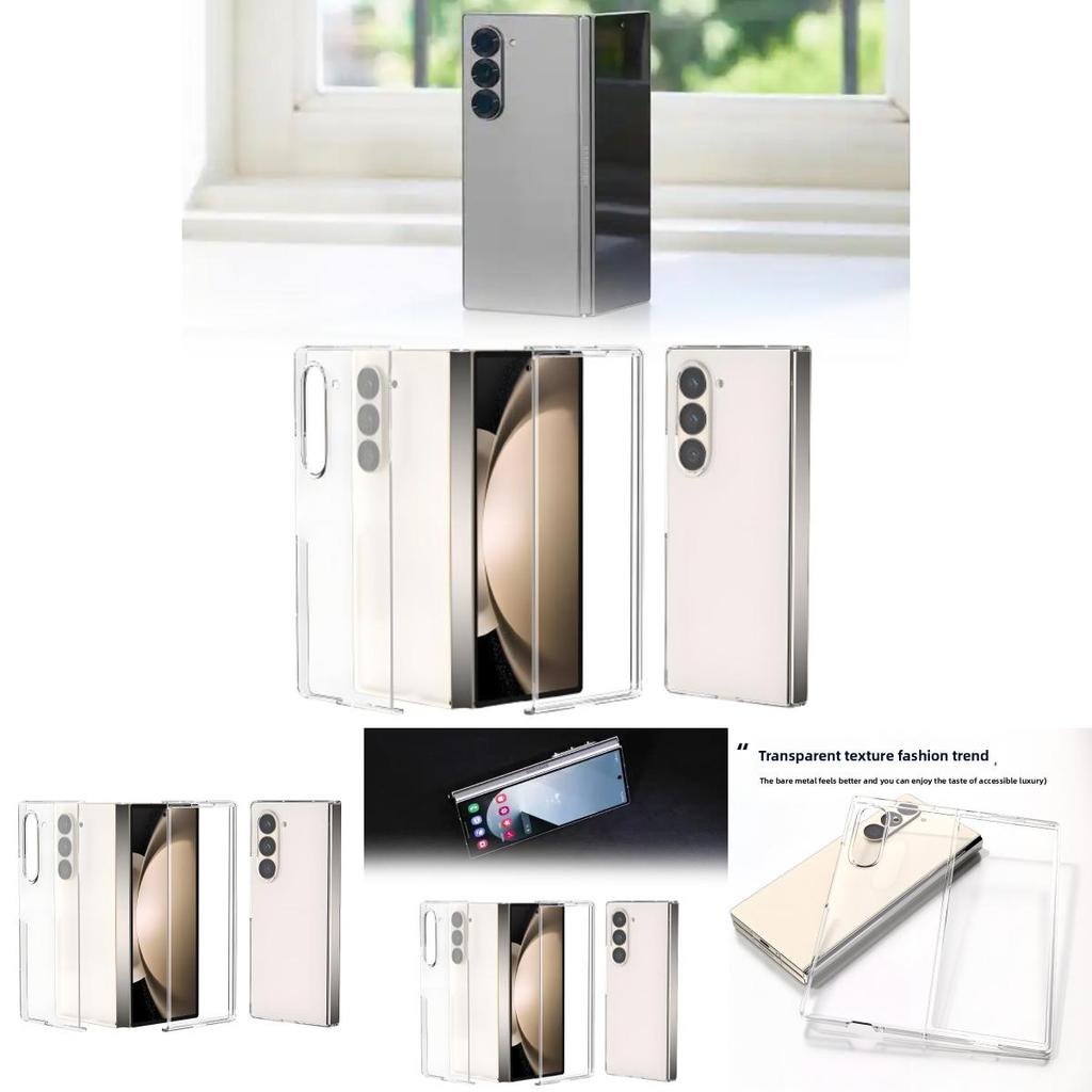For Samsung Galaxy Z Fold Foldable Phone Cover With Transparent Flip Design And Impact Resistance For Daily Use