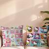 H-Hello K-Kittys Cute Pillow Case Sofa Living Room Bedroom Headboard Backrest Cushion Square Cushion Nap Time