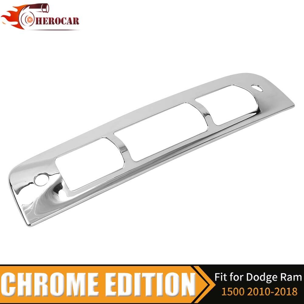 Chrome Third Brake Light Tail Light Lamp Cover Trim for 2010-2018 Dodge RAM US