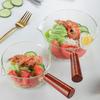 Wood Handle Saucepan Transparent Noodle Pot Salad Bowl Glass Milk Pot  Dormitory