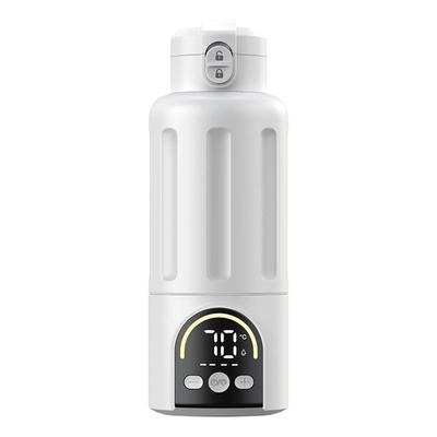 30W Type C Rechargeable Bottle Warmer 500ML Rapid Heating Cup Cordless with Digital Display Portable Portable Bottle Warmer