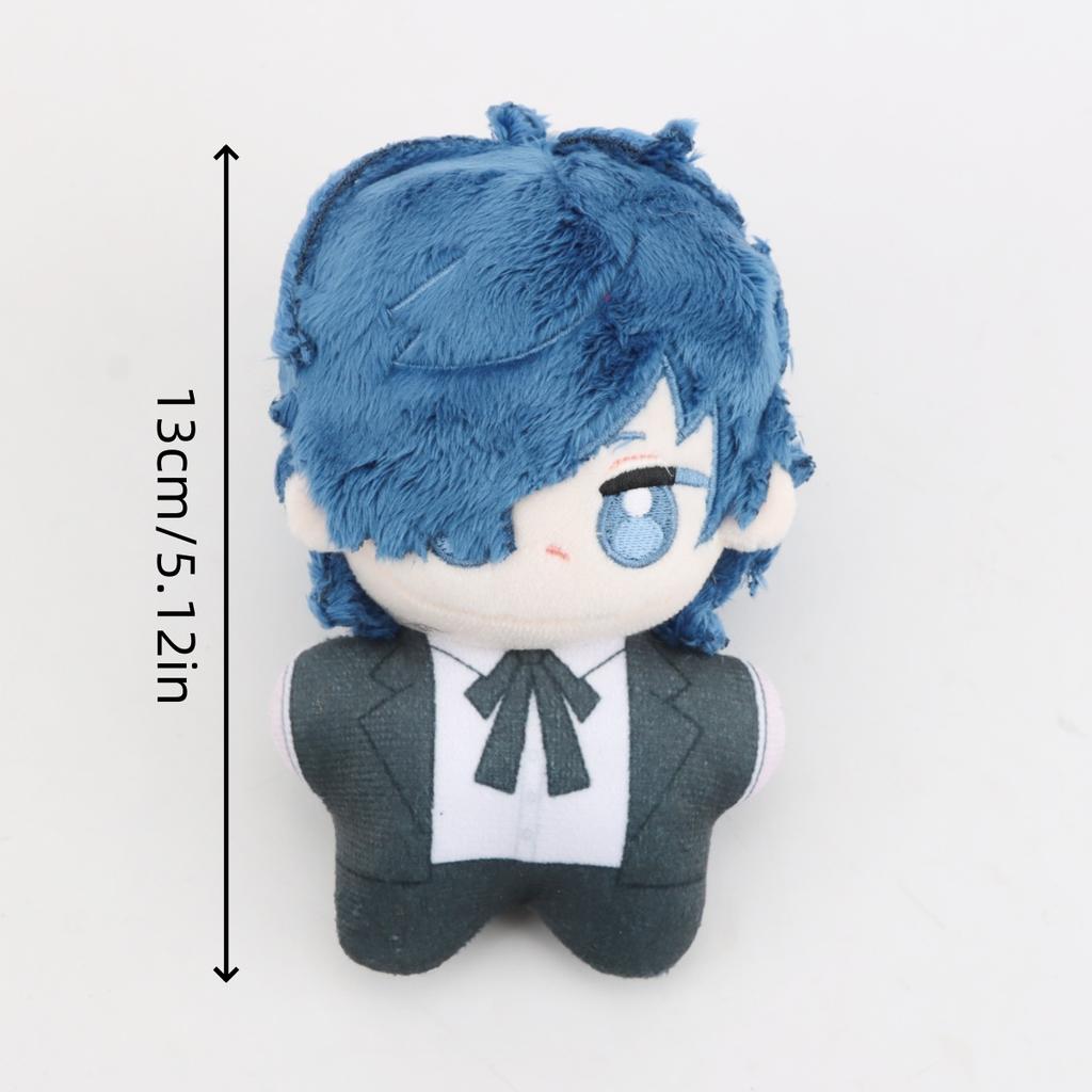 12cm Persona Amamiya Ren Yuuki Makoto Akechi Goro Anime Cosplay Plush Dolls Figure Pendant Doll Keychain Bag Decor Cartoon Gifts