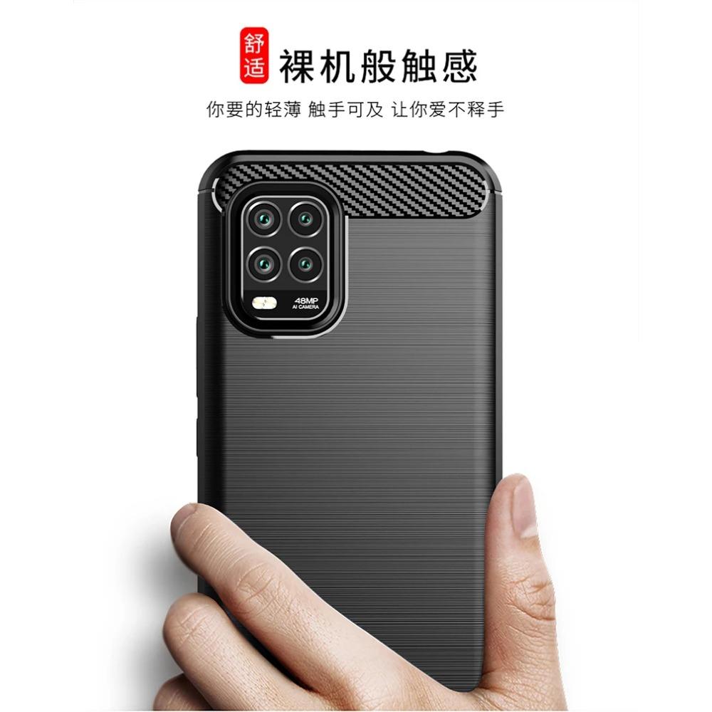For Xiaomi Mi 10 Lite 5G Case Rubber Bumper Silicone Carbon Fiber Cover For Xiaomi Mi 10 11 Lite 5G Case For Xiaomi 11T Pro Case