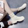 Fashion Winter 2024 Booties Autumn Woman Short Shoes Chunky Ankle Boots for Women Platform High Quality Boot On Offer Promotion Sale Pu