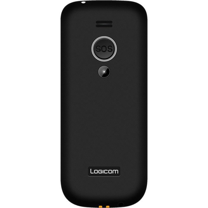 Téléphone portable basique - LOGICOM - Le Posh XL - 2.4 po - SIM standard - 32 Mo - Noir